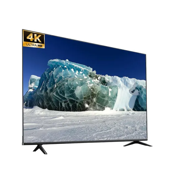 Factory New Technology 55 Inch TV Flat Screen 4K LCD Smart Television 65 Inch Smart LED TV with Voice Remote Control