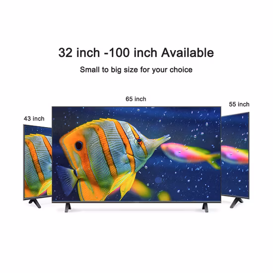 on Line Spring Festival OEM UHD Screen 4K LED Television Smart TV