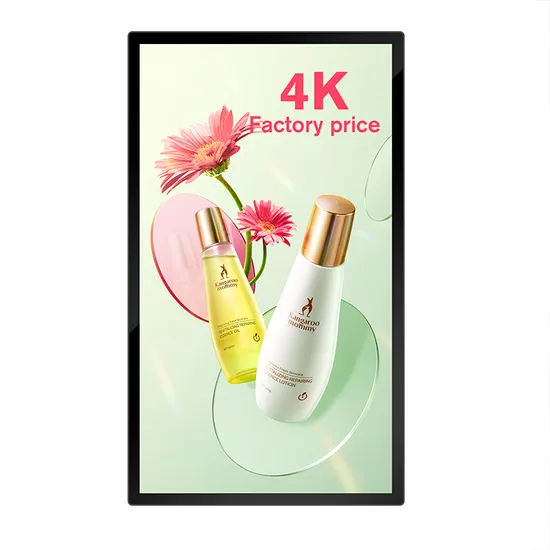Commercial Marketing Wall Mounted Advertising Display Android LCD Touch Screen Panel 