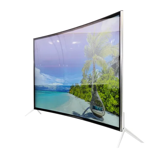 65 Inch Smart TV 4K Ultra HD LED Curved Big Screen WiFi Inteligentes Television 