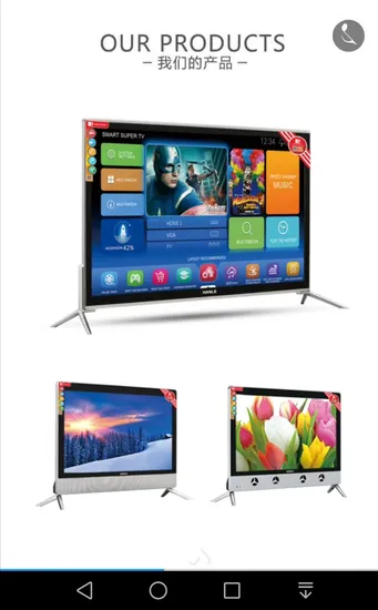 Smart Full HD 23.6inch LED TV with Best Factory Price 