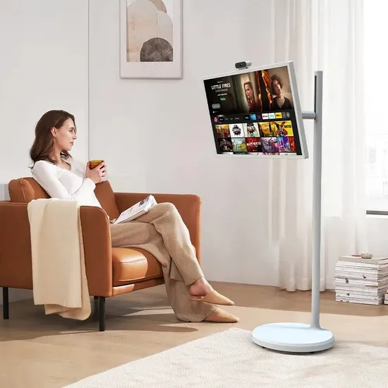 32 Inch Rk3588 Android 12 System Incell Touch Screen Android TV with Stand LED LED Monitor 