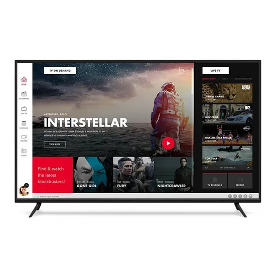Wholesale Cheap OEM 60 70 75 85 100 98 32 42 43 50 55 65 Inch HiFi Speakers Portable LCD Display Screen Digital Smart Android Glass LED HD 2K 4K TV for Sale 