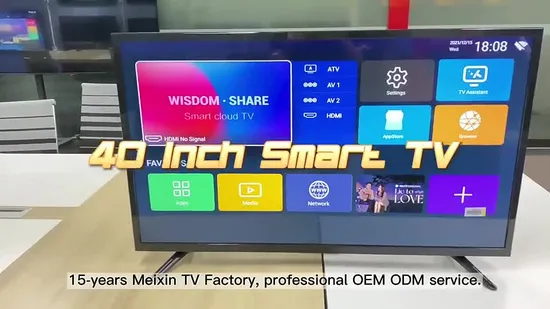 Flat Television Screen 32 43 50 Inches Smart TV 2K 4K Android LED TV FHD Resolution Smart LED TV 