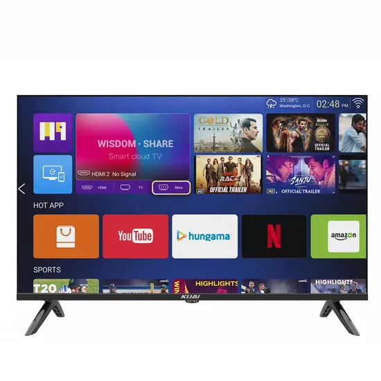 LED Smart TV 32 43 50 55 60 65 75 85 86 98 100 110 Inch Cheap 2K 4K FHD 1080P Customized DVB