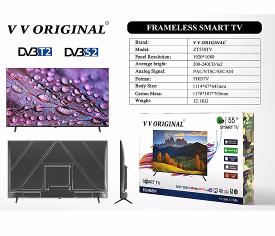 32 43 50 55 60 70 75inch Size Full HD LED TV 4K Smart Television LED TV Smart Android TV
