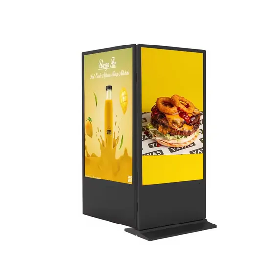 Letine 55 65 Inch Indoor Double Sided Dual LCD Touch Screen Commercial Advertising Display 
